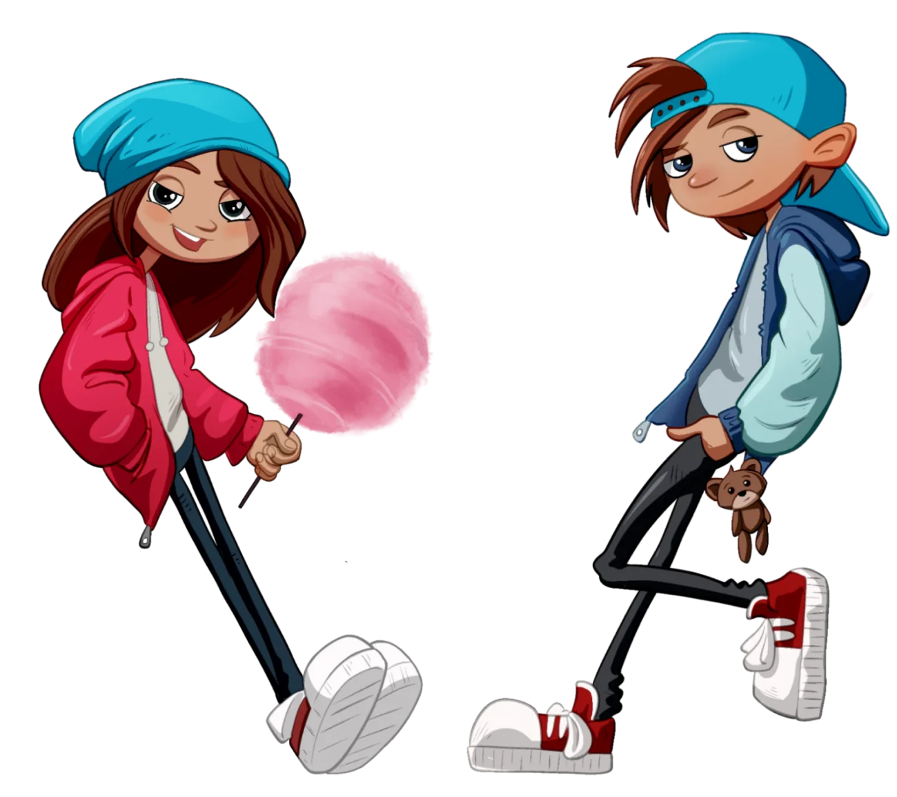 Alex i Suzie &ndash; bohaterowie kursu The Bearton Twins