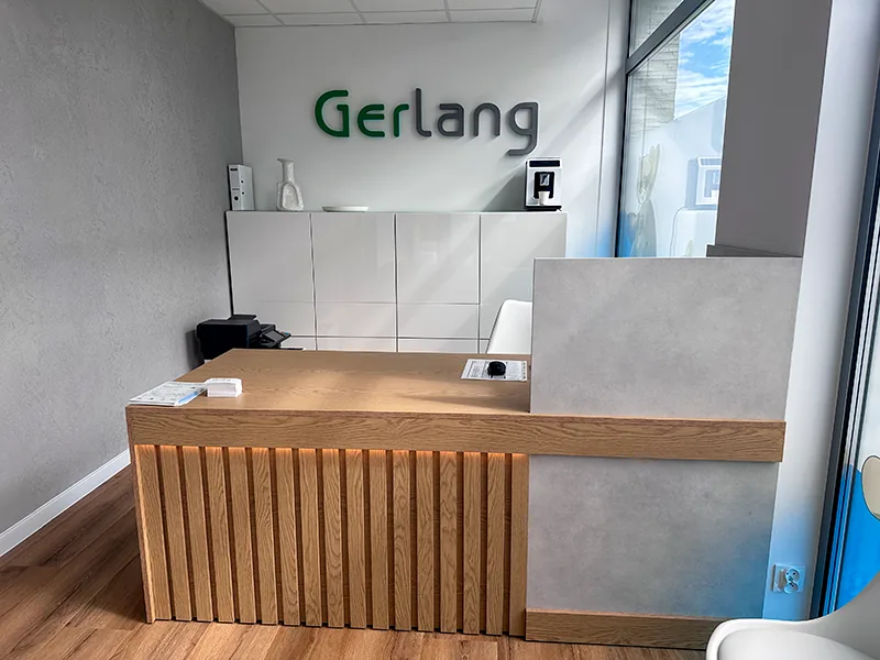 Recepcja szkoły językowej Gerlang w Gdyni Chwarznie